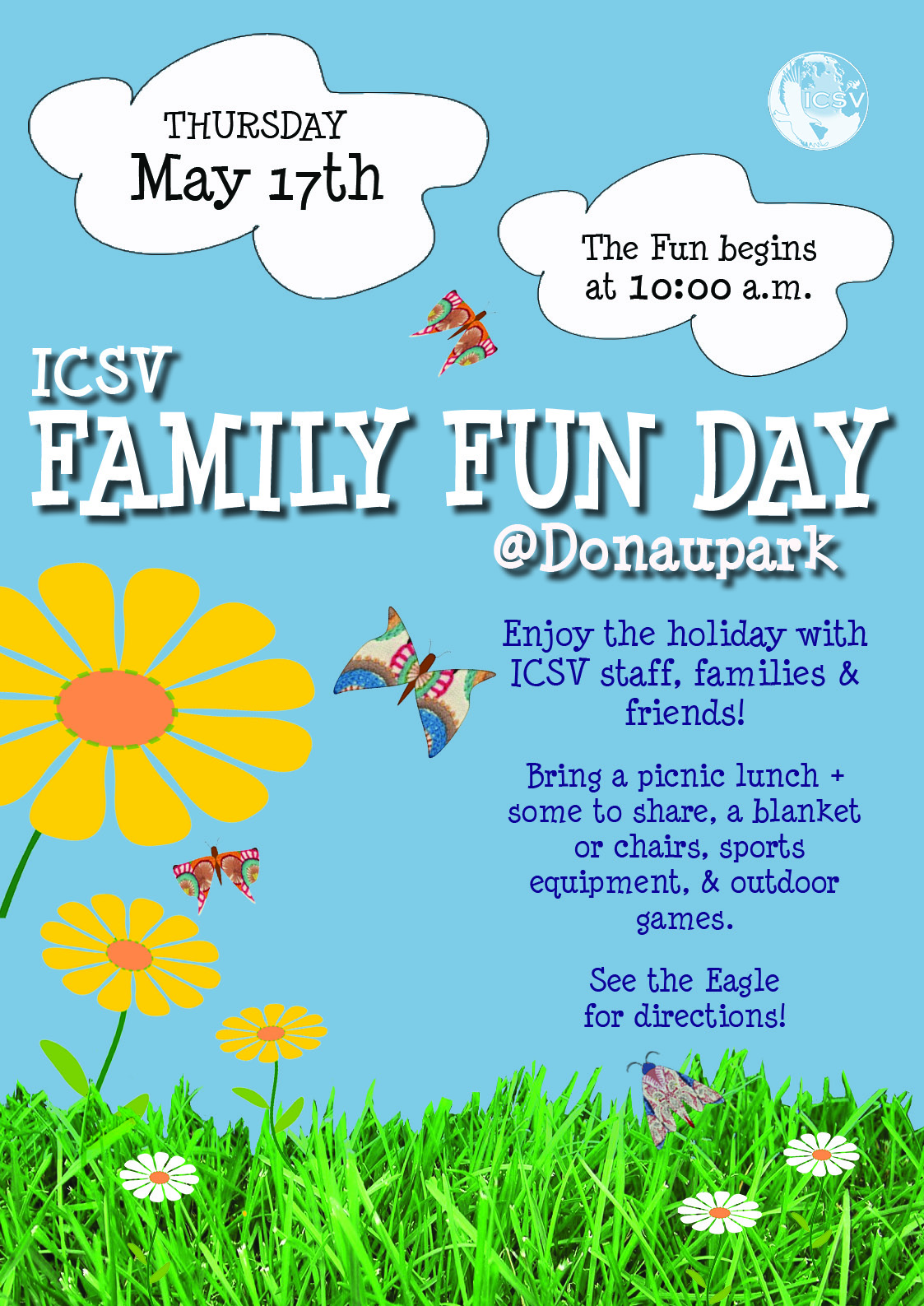 ICSV Family Fun Day Poster Announcement – 2012 | Dax Graphics☧