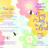 ICSV Elementary School Spring Concert Program 2013